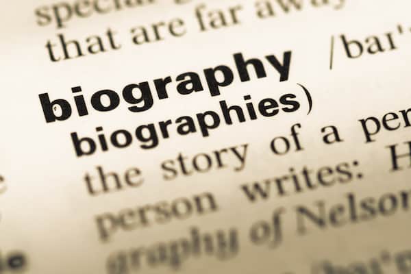 biography entry meaning