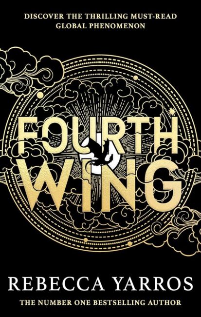 Book Cover For "Fourth Wing" by Rebecca Yarros