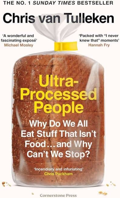 Book cover for Ultra-Processed People.