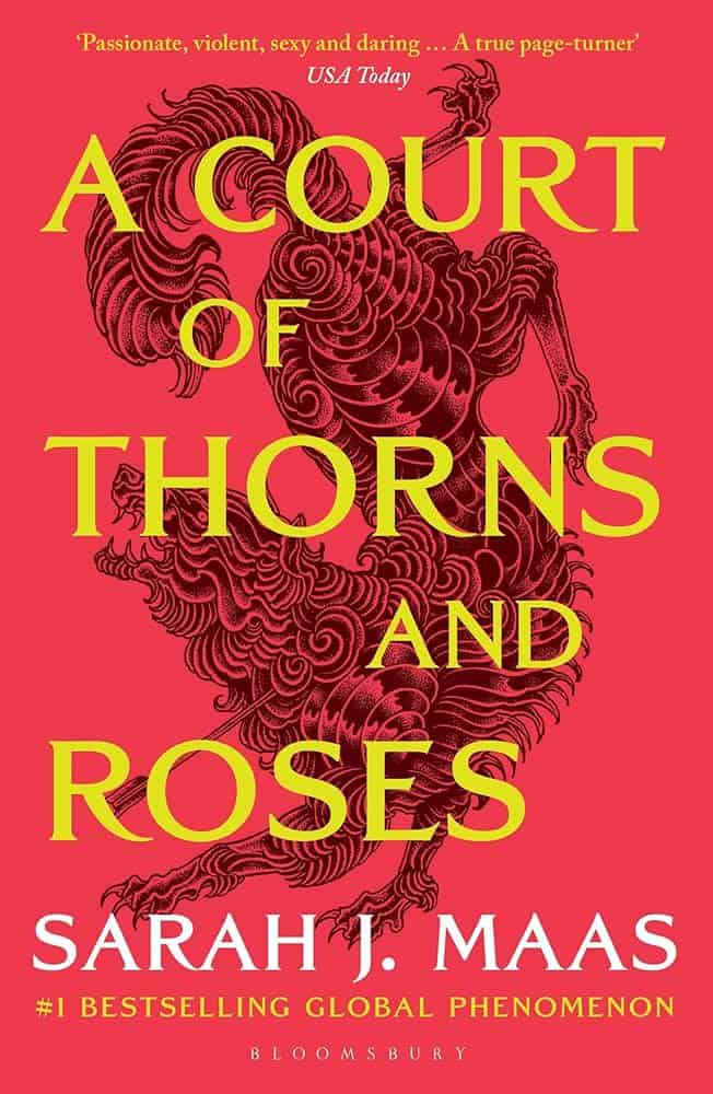 Book cover for "A Court of Thorns and Roses, Sarah J. Maas"
